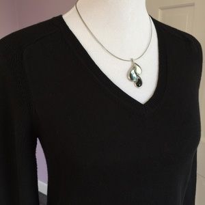 EUC Ann Taylor 100% Merino Wool Sweater, Black, XS